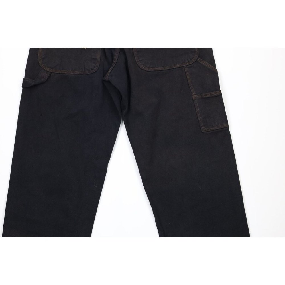 NOS Vtg 90s Pelle Pelle Mens 32x34 Spell Out Hip Hop Baggy Fit Big Pocket Jeans - Picture 9 of 12